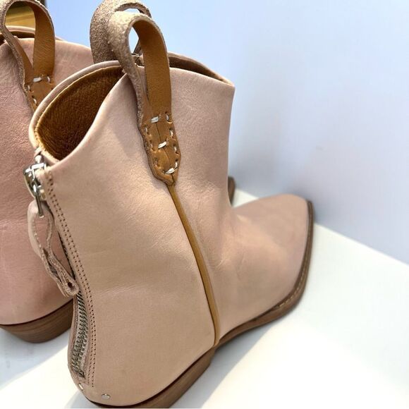 We The Free Wesley Pink Leather Western‎ Cowboy Boots New in Box - Picture 9 of 16